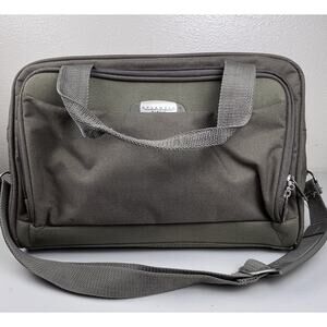 Atlantic Carry on Travel Shoulder Bag 17” Olive Green Underseat Flight Organizer